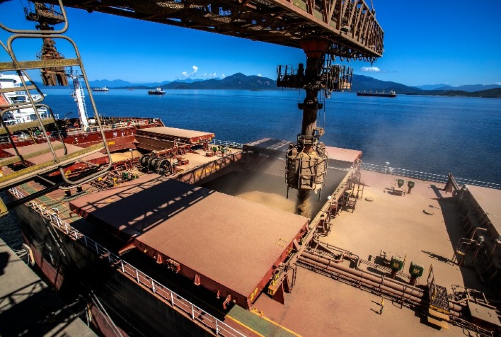 Brasil: soja mantém exportações fortes em 2026 mesmo com pressão de preços e clima irregular no milho safrinha